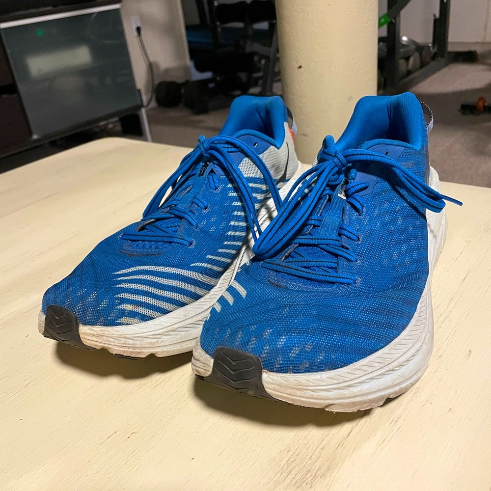 Hoka One One Size 12 men’s running shoe. Gently used in great condition.